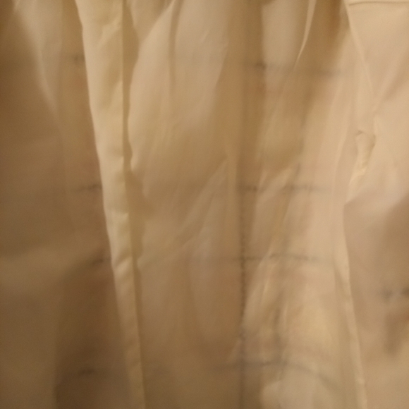 Sashimi Plaid Wool Blend Cream Pink Grey Cinched Three Button Open Cuff - Picture 7 of 11